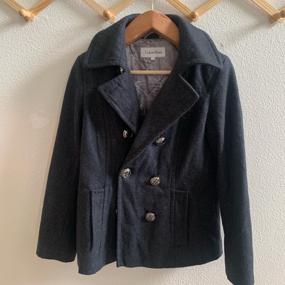 Calvin Klein Jackets & Blazers - Calvin Klein Blazer 6 Womens Wool Blend gray